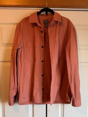 H&M Orange Button-Up